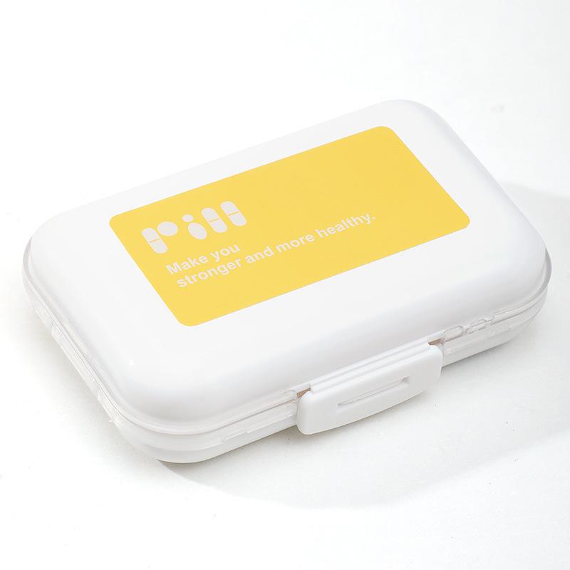 

Portable 7-Day Pill Organizer: Dustproof AM/PM Travel Case for Health Supplements