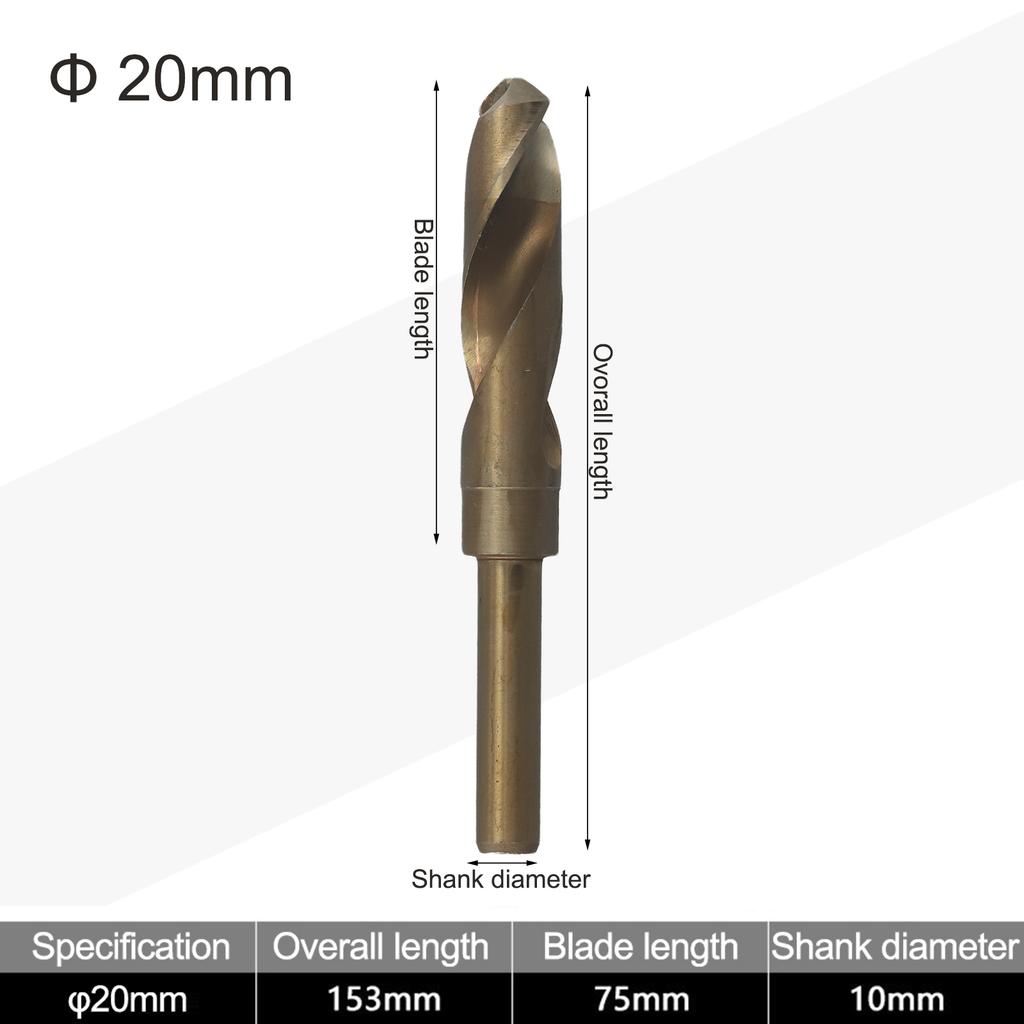 High Speed Steel Drill HSS Cobalt Drill Bit 135° Point Angle BS328 Standard Cutting Oil Recommended DIN 338 Standard