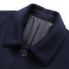 FAPAI Men's Merino Wool & Silk Blend Lapel Coat