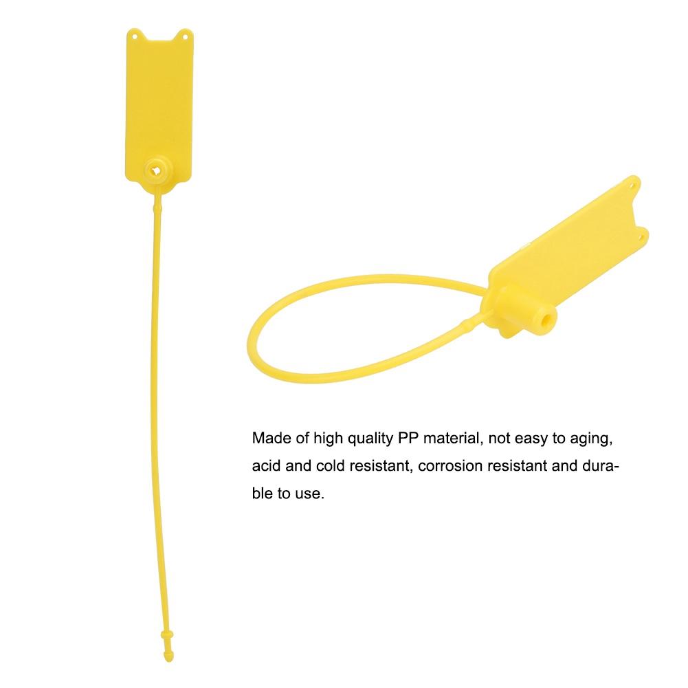 100 Stück 195 mm Einweg-Kabelbinder Diebstahlsicher Selbstverriegelnder Binder für Kleidung Koffer Schuhe Tasche