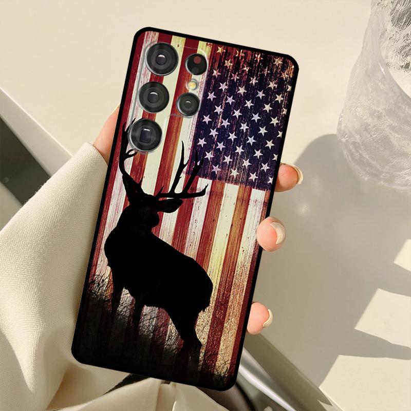 Deer Hunting Camo Case For Samsung Galaxy S25 S24 S23 S22 S21 S20 Ultra S9 S10 Plus S21 FE S25 FE Back Cover