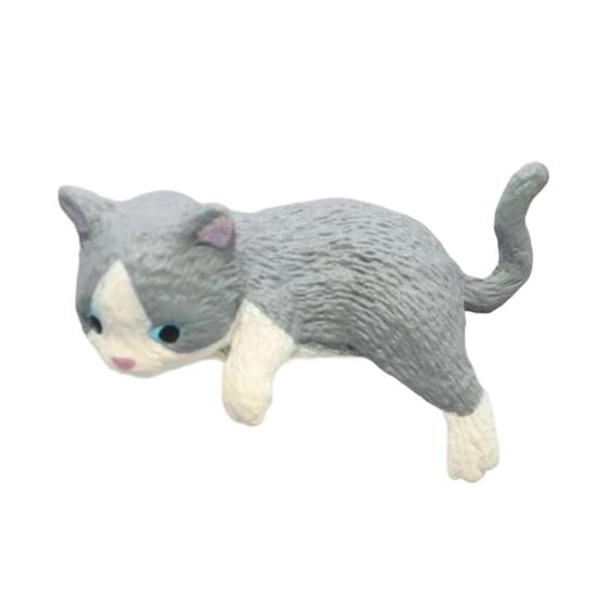 Car Ornament Lightweight Mini Cat Figurine Computer Monitor Office Desk Decoration Car Dashboard Accessories