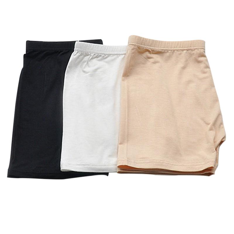 Women Elastic Shorts Model Seamless Solid Short Female Soft Comfortable Short