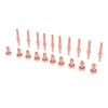 10 Set Plasma Cutting Torch Electrode Nozzle Tips 60A 98215 98210 Brass Replacement Consumables