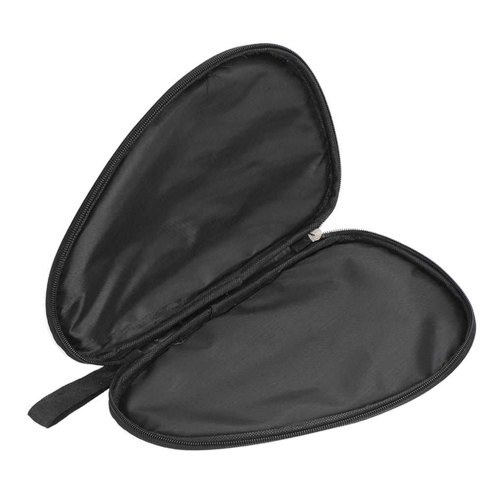 M METERXITY 2-Piece Ping Pong Paddle Cover - Shell-Shaped Table Tennis Racket Case Bag for Storage and Organization, Gray