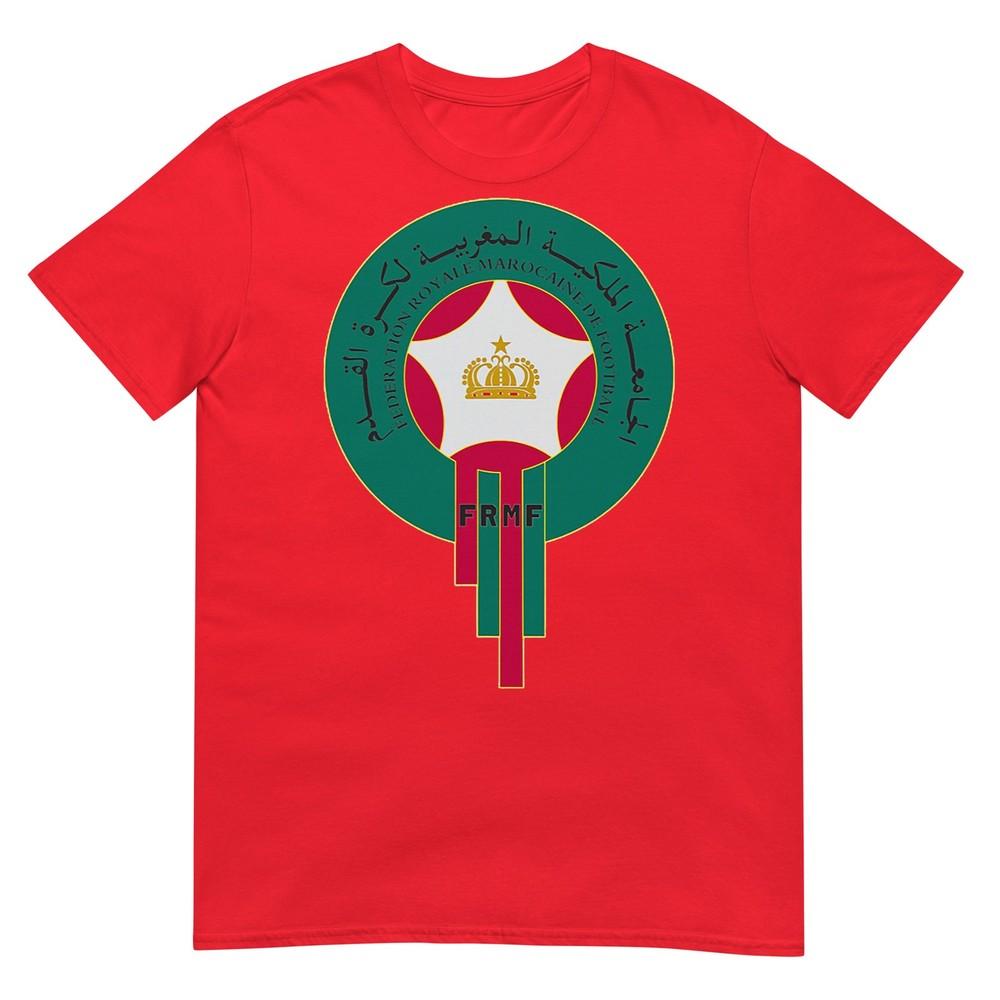 Moroccan Soccer Jersey Morocco Football Flag Tshirt S