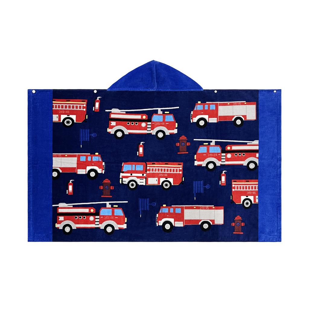 Beach Towel Style Water Absorption Thickened Children Can Wear Cotton Hooded Bath Towel Extended Cape