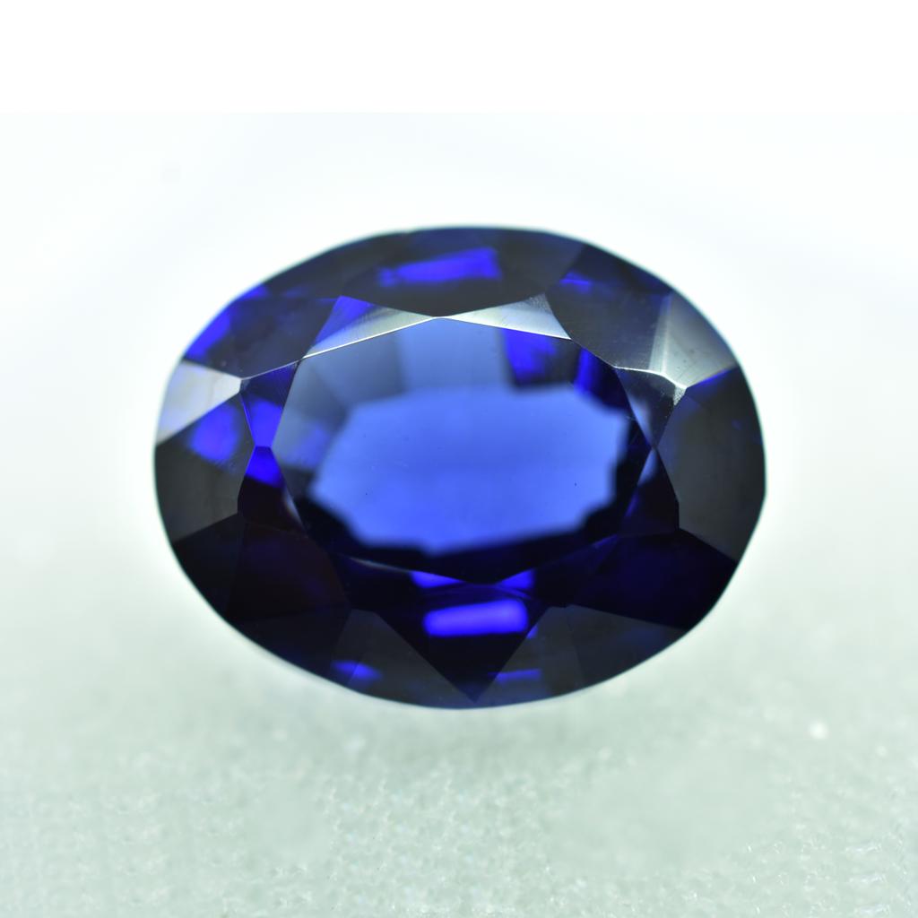 Natural Blue Sapphire Loose Gemstone 8.30 ct Oval Shape Making Jewelry September Birthday Birthstone