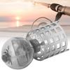 4Pcs PE Plastic Portable Fishing Feeder Lure Bait Cage Tackle Accessories with WeightM