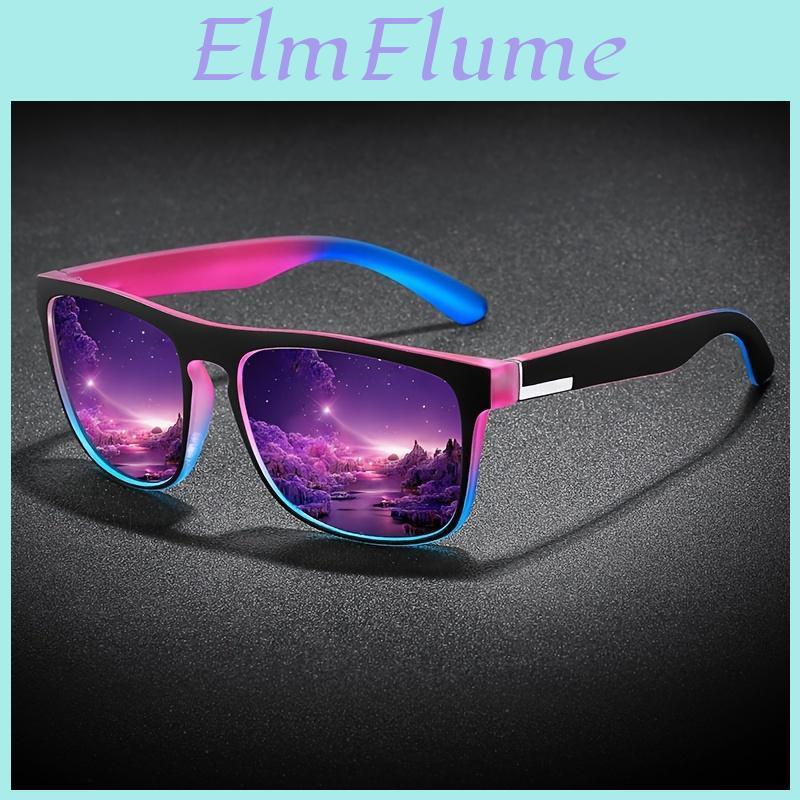 Glasses Sporty Square Fashion For Men And Womenantireflective Pc Lensescomposite Frameideal For Cycling Drivingbeach Travel