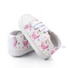 Unisex Baby Soft Rubber Sole Canvas Shoes Cute Cartoon Printing for Infant Prewalker Shoes