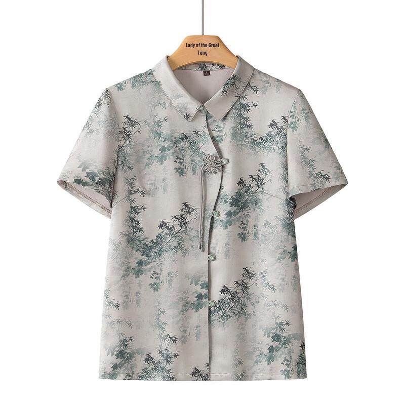 

Women s Casual Short Sleeve Shirt for Middle-Aged & Elderly 5XL