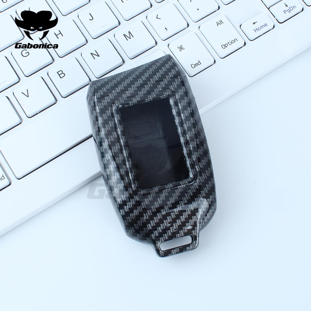 Abs Carbon Fiber Car Remote Key Fob Case Cover Bag Protector Fit For Easycar Ideal Remote Control Keyless Accessories