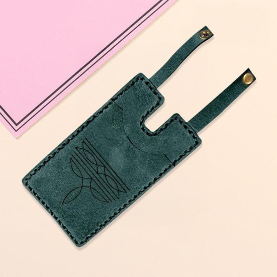 Western Boot Wallet for Women Handcrafted Credit Card Holder Portable Faux Leather Purse with Snap Straps for Rodeo Nights Country Concerts