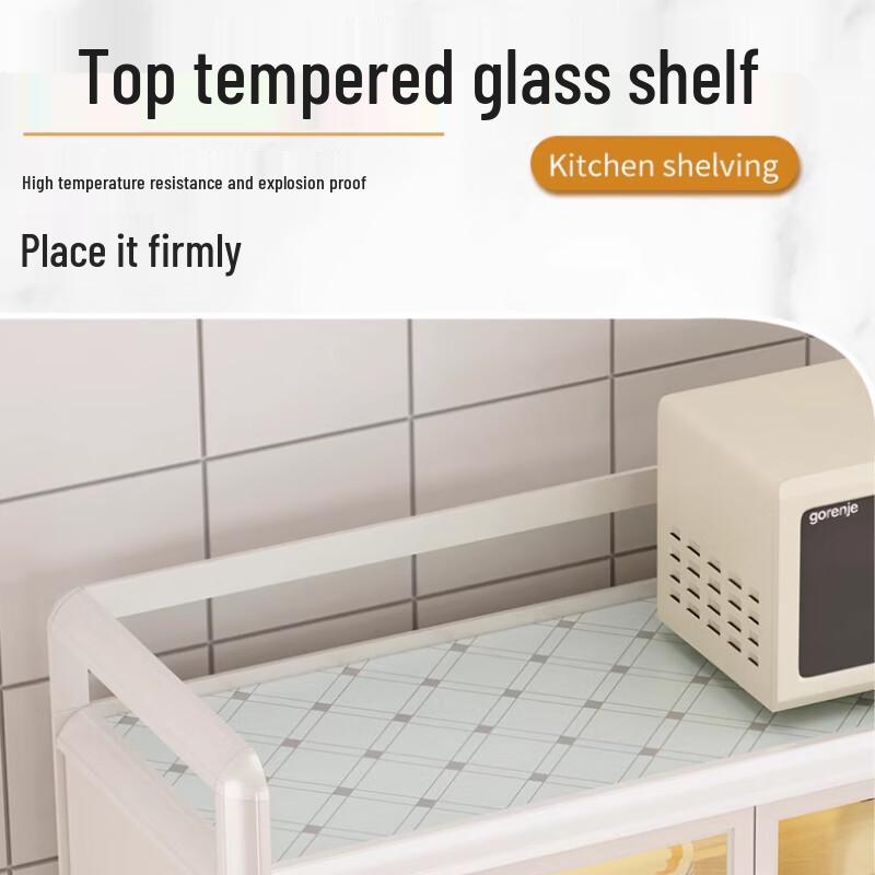 Bieying 3-Tier Floor Standing Kitchen Storage Rack