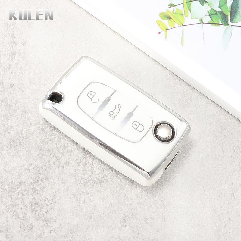 

Tpu Car Flip Key Case Fob Cover For Citroen C2 C3 C4 C5 Ds3 Ds4 Picasso Xsara For Peugeot Rcz 206 308 307 408 3008 5008 Expert