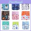 Ultra Soft Bamboo Charcoal Cloth Diaper For Babies With Adjustable Pocket Design
