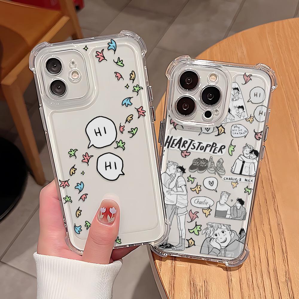 Süßes Heißes TV H-Heartstoppers Anti-Fall Klare Handyhülle Für Xiaomi Redmi 14C 13C 12C K50 K40 Note 14 13 12 11 10 Pro Plus 4G 5G