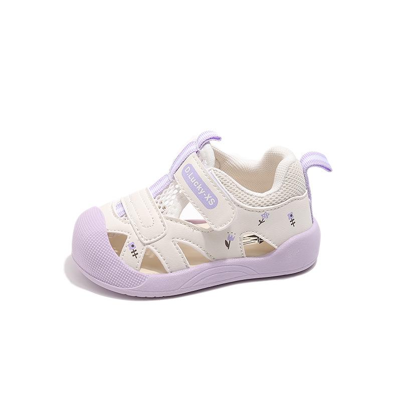 Summer First Walkers New Fashion Simple Baby Girl Shoe Anti Slip Soft Soled Casual Shoes Trendy Hollowed Out Flat Baby Boy Shoes