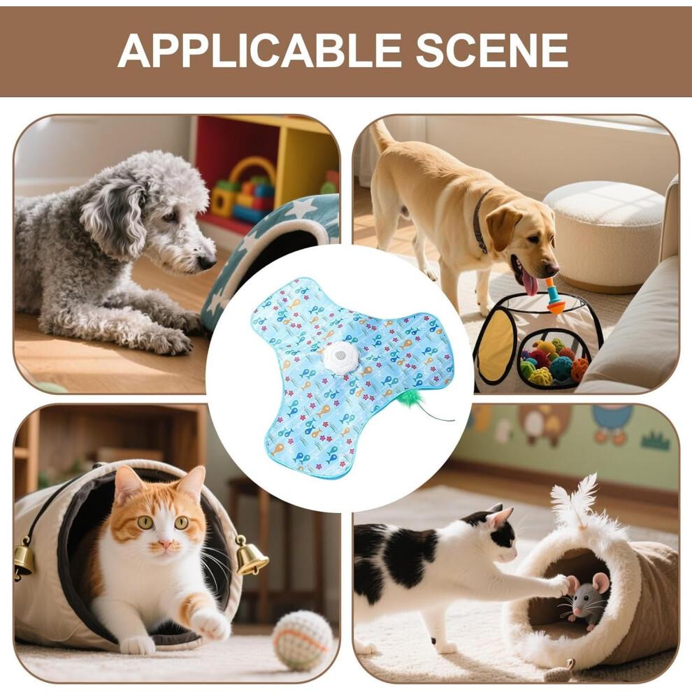 Electric Cat Toy, Automatic Interactive Rechargeable Game for Indoor Playtime, Encourages Exercise and Keeps Cats Entertained