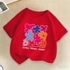 Summer Flower Graphic Print Tshirt Girls Boys Kids Clothes Comfortable Cute Short Sleeve Crewneck Tops Tshirts