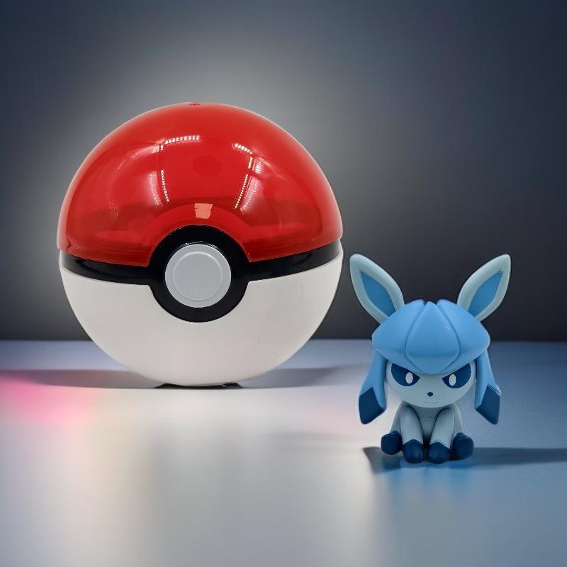 Pokémon Pikachu Mini Figure with Poké Ball Ornament - Tiny Adventure Car Décor & Birthday Gift Gashapon