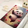 1pc Happy panda Design Area Rug - Soft, Anti-Slip, and Durable Gaming Room Decor for Bedroom
