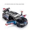 1:32 Scale M4 Cars Miniature Models Alloy Diecast Toys with Light Sound Pull Back Vehicles 4 Doors Opened Car Kids Xmas Gifts