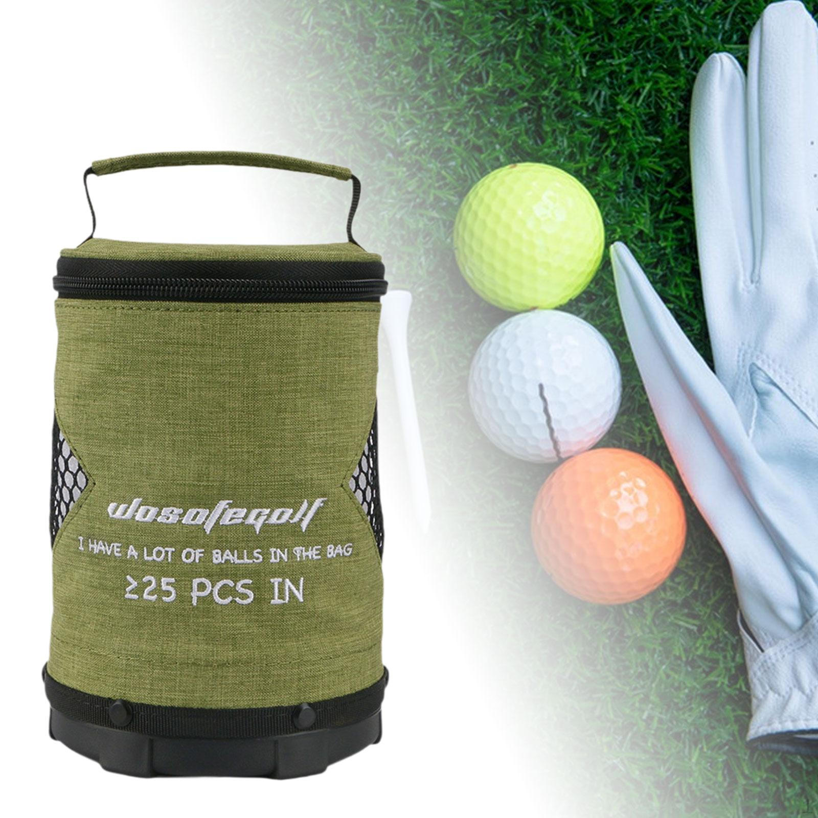 

Органайзер для мячей для гольфа для хранения на ходу Green Small