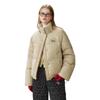 Cloud Puff Detachable Hooded Polka Dot Down Jacket