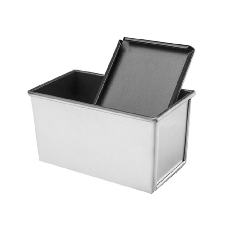 

Functional Bread Baking Tin With Cover Square Bread Baking Pan For Unflawed Shape And Excellent Heat Conductivity 1