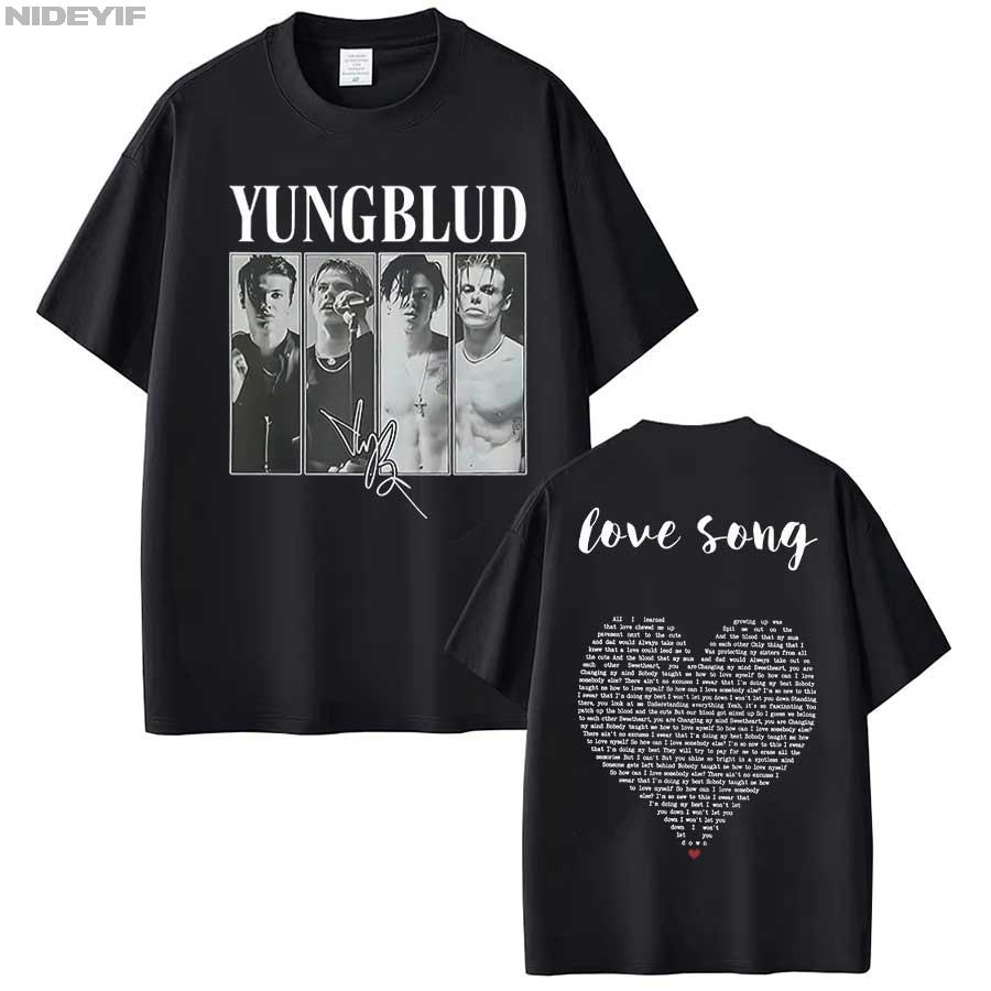

Yungblud IDOLS One More Time World Tour T shirt for Unisex Women Hiphop Streetwear Oversized Tops 100 Cotton TShirt YBD15 S