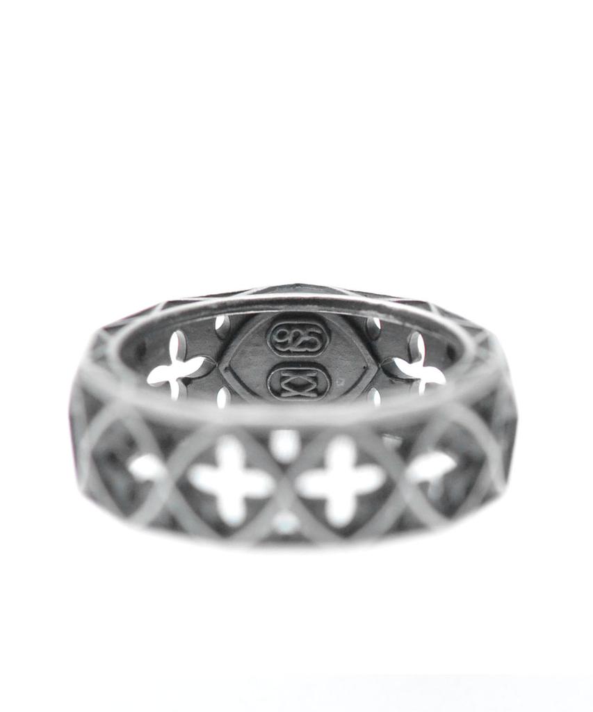 Vivus Jesus Busto Antique Silver Ring
