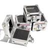 Durable Aluminum Display Storage Box Professional Nail Art Grinding Head Bit Container  Pedicure
