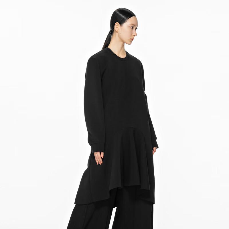 JNBY Asymmetric Loose Long Sleeve Dress