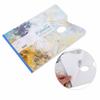 25 Sheets Disposable Palette Professional Gouache Oil Painting Palette Pad White Paper