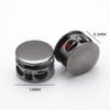 Double Hole Metal Spring Buckle for Hat and Trouser Adjustment
