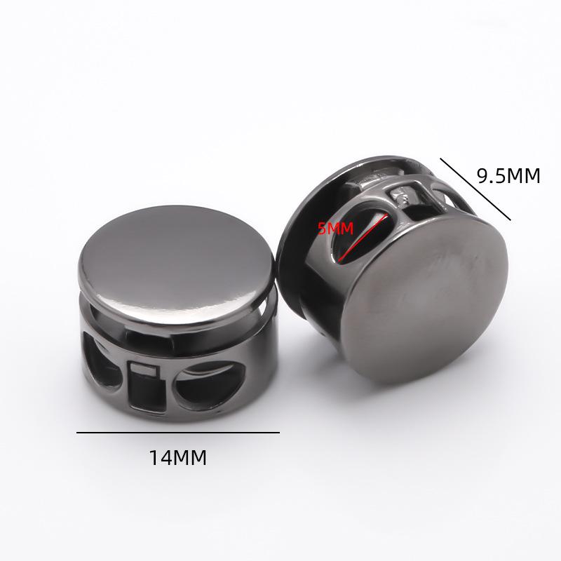 Double Hole Metal Spring Buckle for Hat and Trouser Adjustment