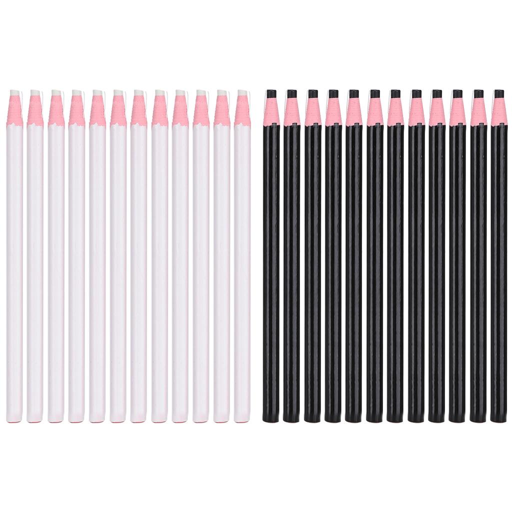 24Pcs Tailor Chalk Pens Line Drawing Clothing Glass Ceramic Furniture Marking Pencil