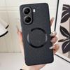For Xiaomi Poco X7 Pro 5G Case Drop-Proof TPU+Cloth Back Phone Cover Compatible with MagSafe