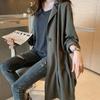 [Shop  ] Women S Spring Summer Lightweight Long Linen Jacket Won Wjk Wab8a16