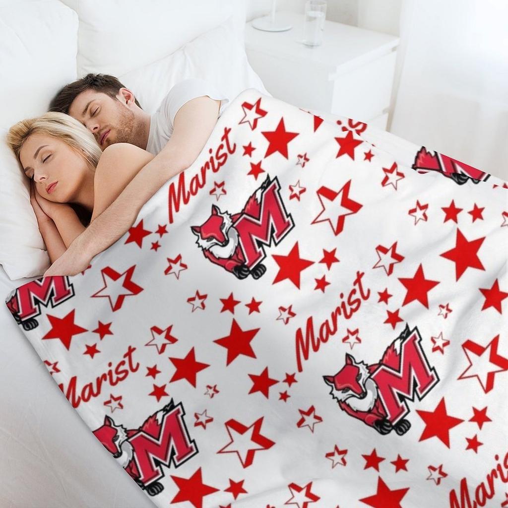 Marist Collage Throw Blanket Moving Luxury Thicken Soft Big Cute Blankets