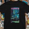 Cyberpunk T-Shirt City Graphic : Japanese Vaporwave Streetwear