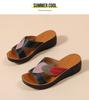 2024 Women's Non-Slip Soft Sole Summer Slippers for Middle-Aged Moms