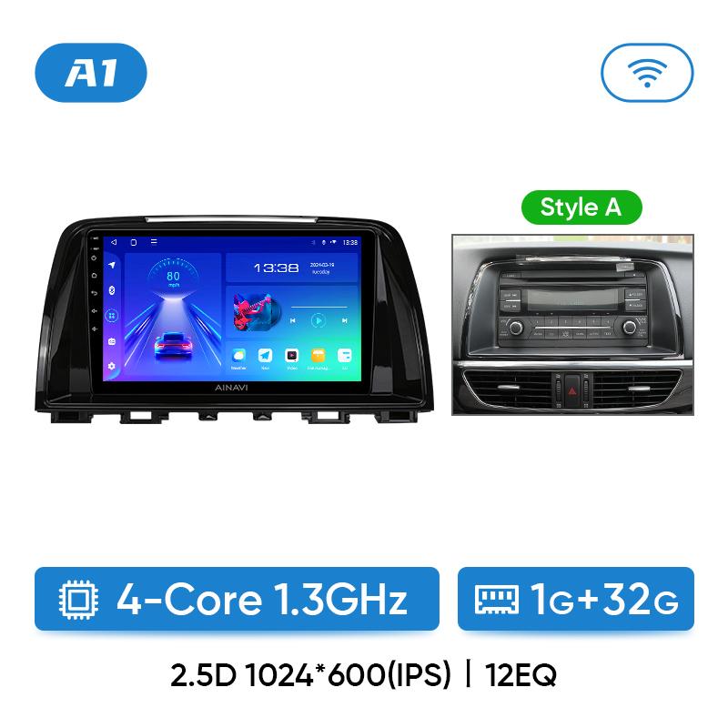 

Ainavi автомобильное радио для Mazda 6 GJ Atenza Touring Sport GT беспроводной Carplay Android Auto стерео мультимедийный плеер WiFi 4G 2 Din