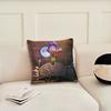 Mission Santa 2025 Cartoon cushion cover Pillow Cover Decoration Room Home Sofa living Office Car Nordic Simplicity