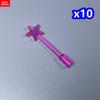 MOC Blocks Utensil Star Magic Wand 6124 Stick Love Heart Crown Bow Construction Bricks Part Playthings Accessories Princess Girl Dolls