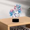 DIY Unicorn Diamond Painting Table Lamp Diamond Painting Bedside Lamp Arts Crafts Home Decoration for Bedroom Decor Gifts
