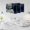 Five Piece Picture Canvas Print Buddha Feng Shui Meditation