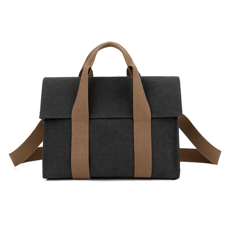 

Large Capacity Monochromatic Crossbody Bags For Women Inner Compartment Hasp Casual Canvas Bags Premium Durable